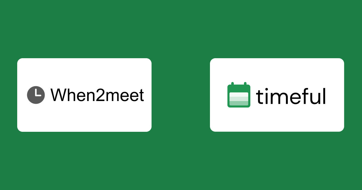Cover image for Timeful vs When2meet: Which is Better?