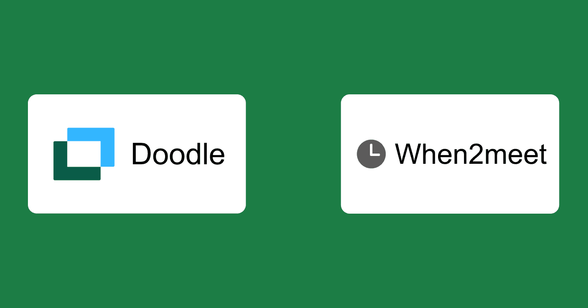 Cover image for Doodle vs When2meet: Which Scheduler Is Better in 2025?