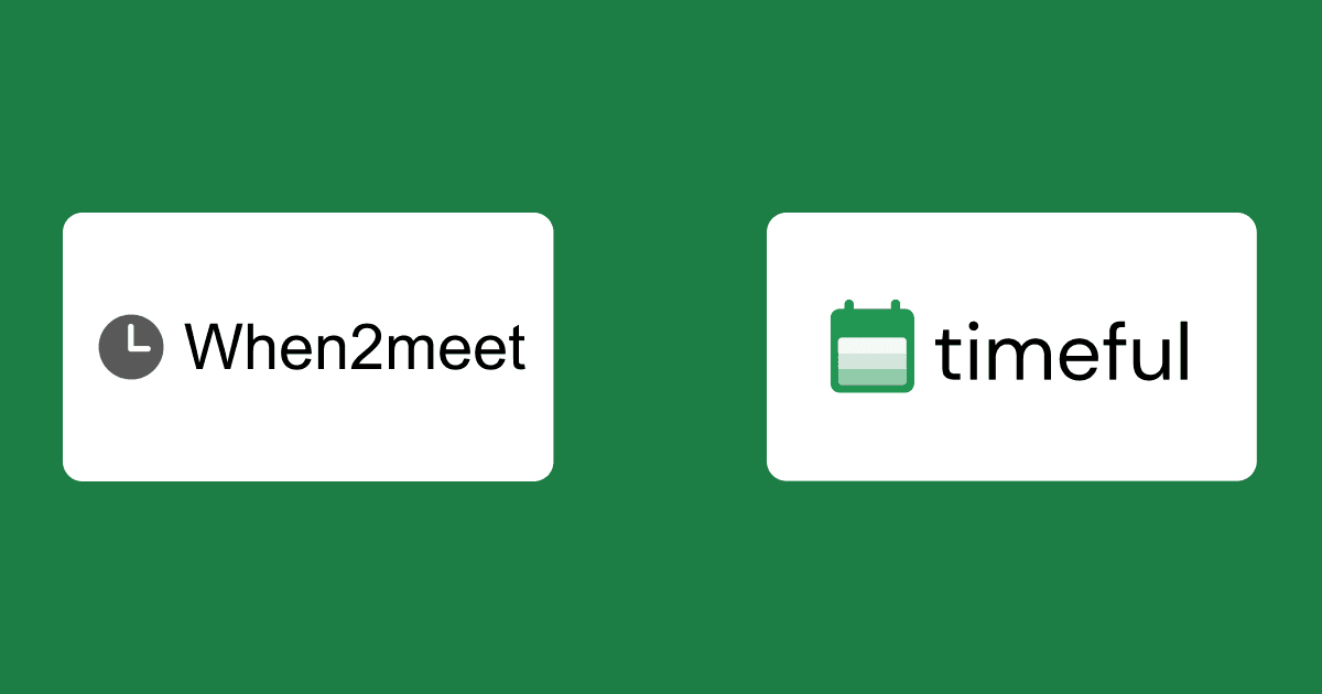 Cover image for Timeful vs When2meet: Which is Better?